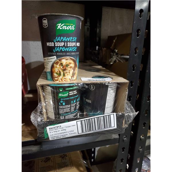 Knorr Japanese Miso Individual Soup Case lot of 8x56g