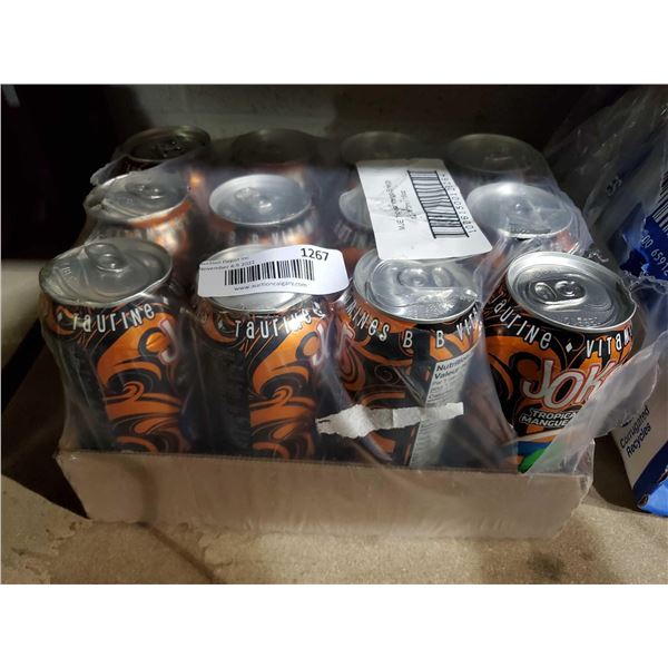 Joker Mad Energy Drink Tropical Mango Case lot of 12