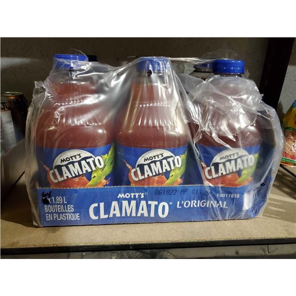 Motts Clamato Original Case lot 6x1.89L