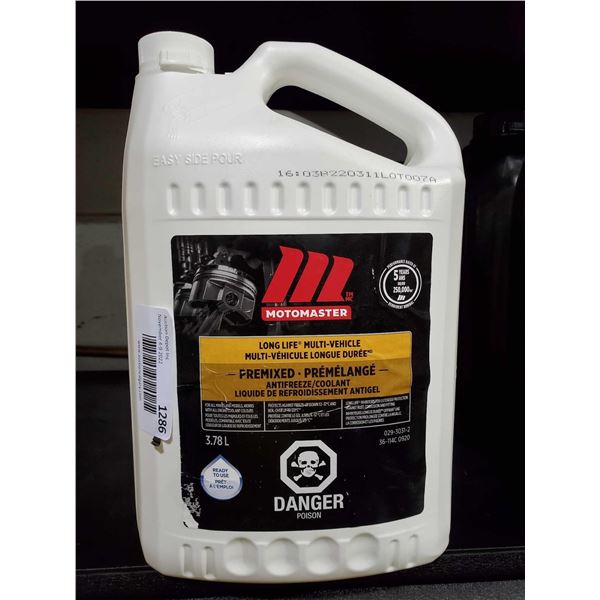 MotoMaster Long life multi-vehicle Premixed antifreeze 4x3.78L