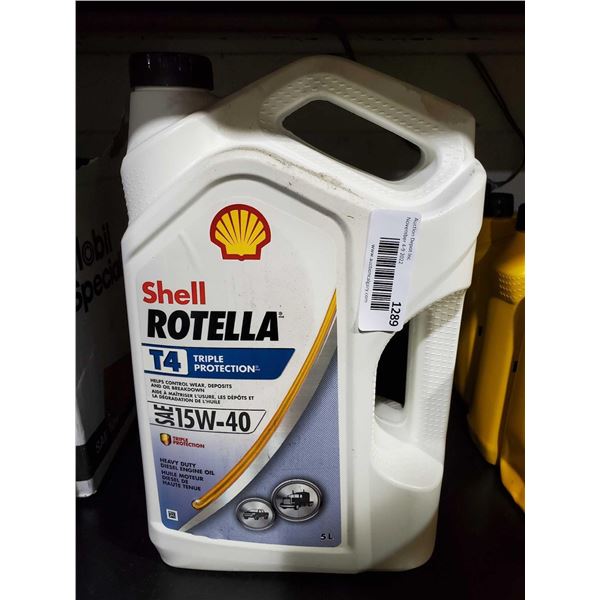 Shell Rotella T4 Triple Protection SAE 15W-40 Heavy Duty diesel engine oil 5Litre