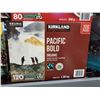 Image 1 : Kirkland Pacific Bold Organic Dark roast extra bold  120 keurig k-cups