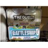 Image 1 : Hasbro 2 Pack Travel Games Trouble and Battleship