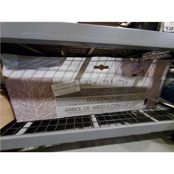 LED Birch Tree indoor/outdoor use 7.5feet 512 LED lights