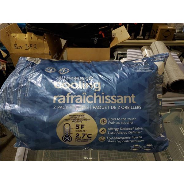 Alterease Cooling 2 pack Standard Queen pillows