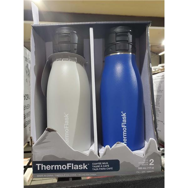 Thermo Flask Coffee Mug 2 pack 500ml