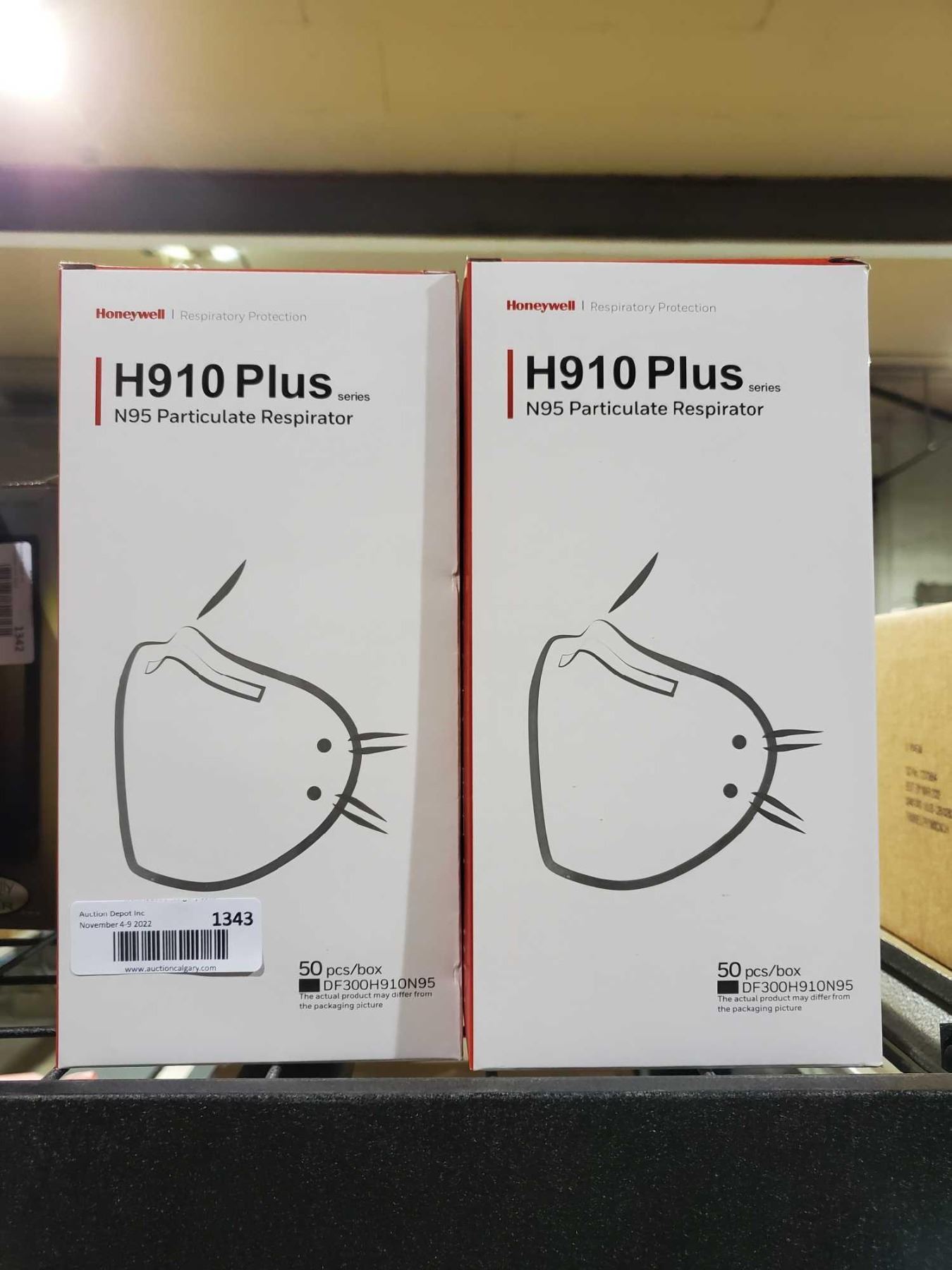 Honeywell H910Plus N95 Particulate Respirator 50 per box x's 2 boxes