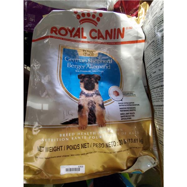 Royal Canine German Shepherd Puppy Blend Food 30lb bag