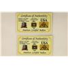 Image 1 : 2-1 GRAIN (NOT GRAM) 24 KARATE GOLD INGOTS ON