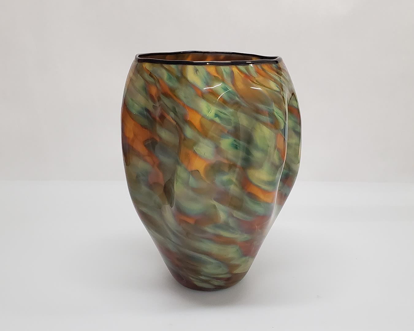 Impressionist Amorphic Vase by Seattle Glassblowing Studio