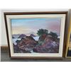 Image 2 : Lot of 2 Framed Pictures "Hill Top Meditation"