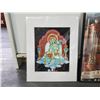 Image 2 : Lot of 5 Framed Pictures "Green Tara"