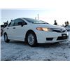 Image 8 : B4 --  2010 HONDA CIVIC DX-G, White, 252149 KM