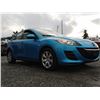 Image 8 : B2 --  2010 MAZDA 3I, Blue, 237291 KM
