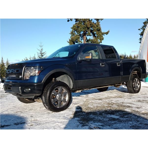 F6 --  2010 FORD F150 SUPERCREW 4X4, Blue, 257979 KM