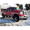 Image 8 : F4 --  2005 FORD F350 SUPER DUTY EXT CAB 4X, Red, 216633 KM