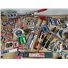 Image 3 : Large Lot of Shop Tools Inc  Wire Wheels, hooks, Socket Set & Much More