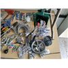 Image 5 : Large Lot of Shop Tools Inc  Wire Wheels, hooks, Socket Set & Much More