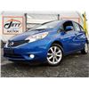 Image 2 : D5 --  2014 NISSAN VERSA NOTE S, Blue, 195491 KM