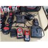 Image 2 : Large Lot of Porter Cable Batteries Charges, Small Saw, Portable Lights