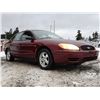 Image 8 : A12A --  2004 FORD TAURUS SE, Red, 203869 KM