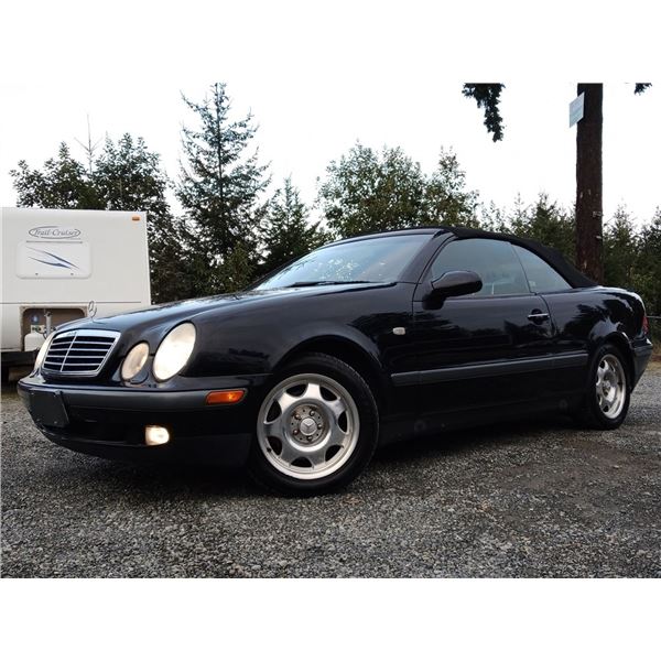 B5 --  1999 MERCEDES CLK 320 CONVERTIBLE, Black, 111688 KM