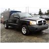 Image 8 : A12E --  2005 DODGE DAKOTA ST EXT CAB 4X4, Black, 309343 KM