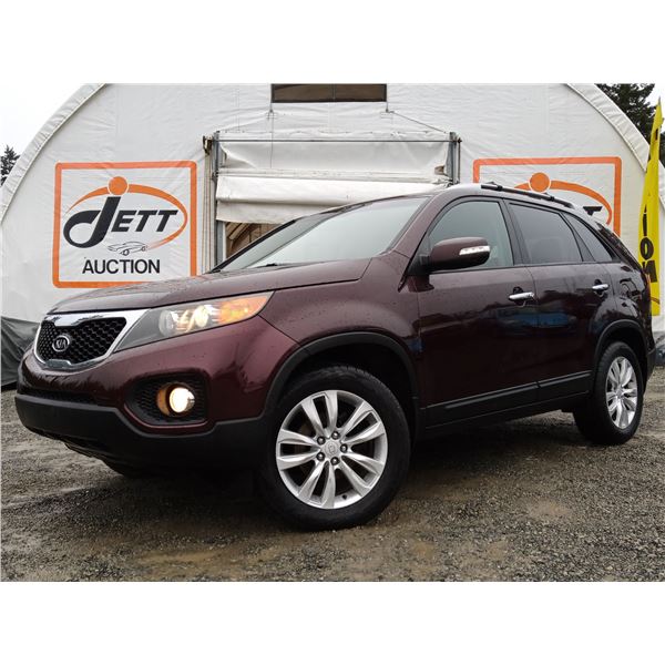 H1 --  2011 KIA SORENTO EX, Red, 203596 KM