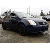 Image 8 : I6 --  2008 NISSAN SENTRA, Blue, 221475 KM