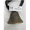 Image 3 : Antique French large cow bell leather collar