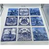 Image 1 : Delft blue thin ceramic tiles