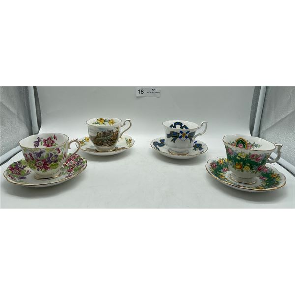 Royal Albert teacups and saucers