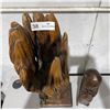 Image 2 : Wood sculpture lot