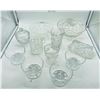 Image 1 : Etched glassware lot, 11 pcs
