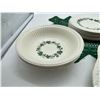 Image 5 : Wedgwood "Napoleon Ivy" dishes, 15 pcs