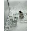 Image 3 : Lot of barware glasses and martini shaker