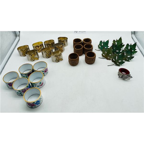 Napkin ring lot