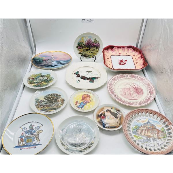Lot of Collectors Plates, 12 pcs