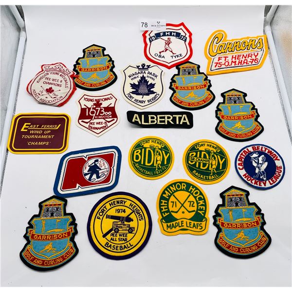 Lot of sew on patches