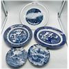 Image 1 : Delft style plates, 5 pcs