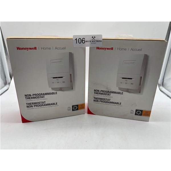 Honeywell NIB thermostat, 2 pcs