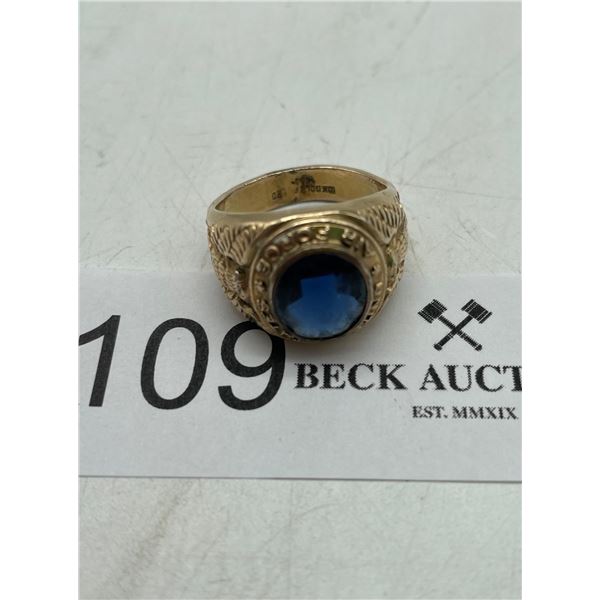 Gold filled mens novelty ring United States Air Force