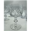 Image 4 : Crystal wine and water glasses, 14 pcs