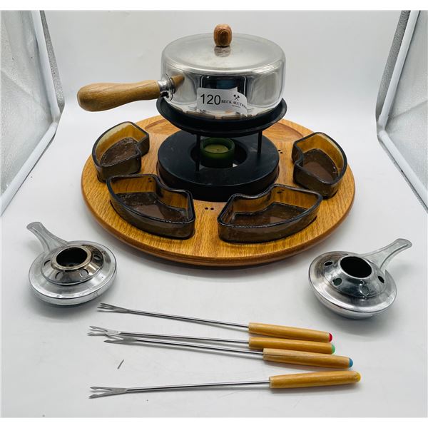Fondue Pot Lazy Susan