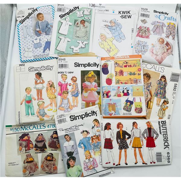 Infant and adolescent pattern lot