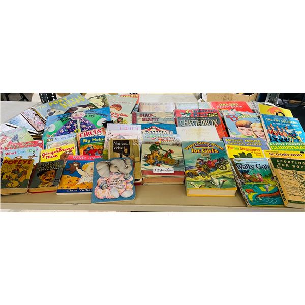 Vintage children's book lot