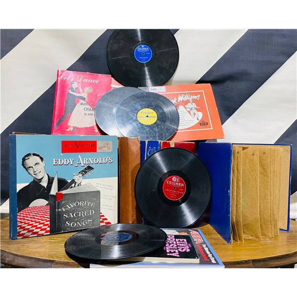 Vintage record collection