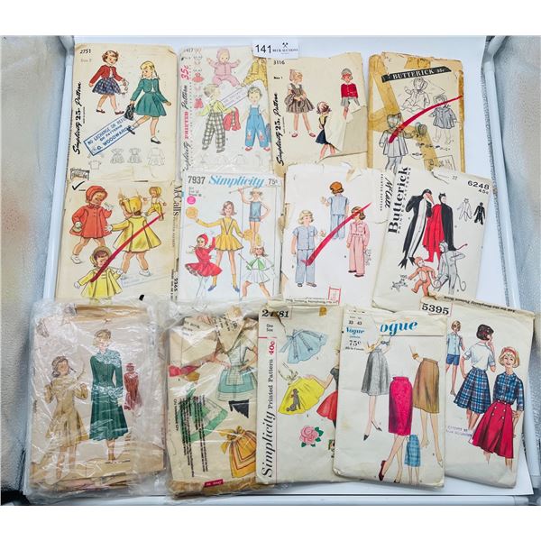 1960's sewing patterns