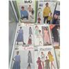 Image 2 : Lot of vintage sewing patterns, 15 pcs