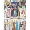 Image 3 : Lot of vintage sewing patterns, 15 pcs
